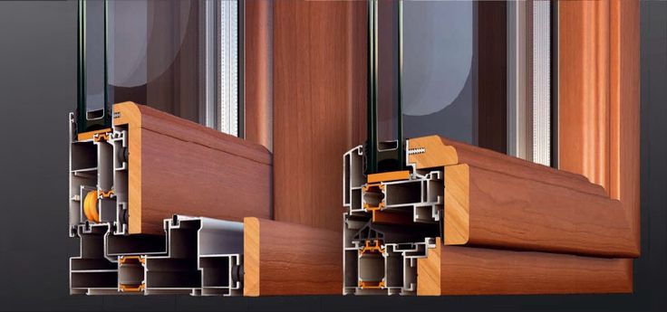 Алюмо деревянные окна